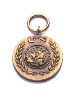miniatuur UN medaille