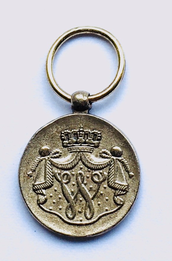 Miniatuur Trouwe Dienst medaille brons KL KLU