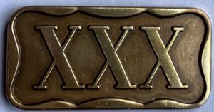 jaarteken vrijwilligersmedaille XXX