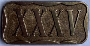 Jaarteken vrijwilligersmedaille XXXV